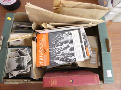 Lot 379 - A collection of ephemera to include postcards,...