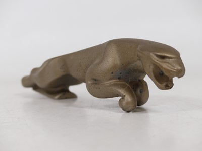 Lot 387 - A reproduction Jaguar car mascot, l.18cm