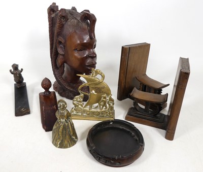 Lot 390 - A collection of tribal wares to include a pair...
