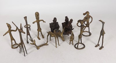 Lot 400 - A collection of Nigerian Benin and Akan...