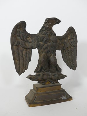 Lot 422 - A 19th century bronze figure of a Napoleonic...