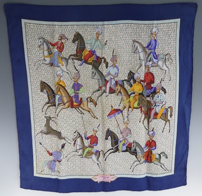 Lot 405 - Hermès - an Ispahan silk scarf, designed by...
