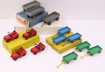 Lot 709 - Dinky Toys group of 3 trade boxes to include;...
