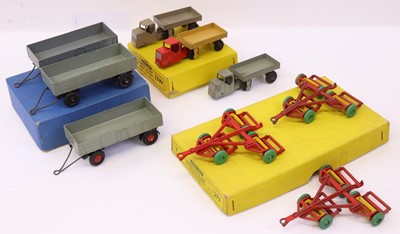 Lot 702 - Dinky Toys group of 3 boxes with diecasts to...