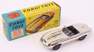 Lot 536 - Corgi Toys, 312 'E' type Jaguar competition...
