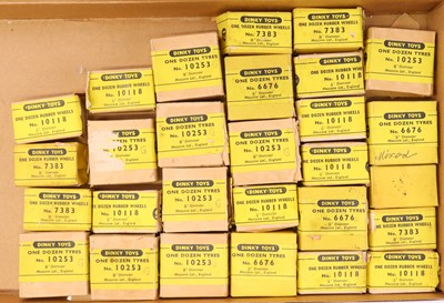 Lot 672 - Dinky Toys Collection of One Dozen Tyres,...