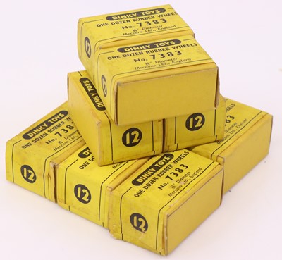 Lot 711 - Dinky Toys group of 10 One Dozen Rubber Wheels...