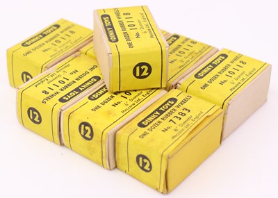 Lot 697 - Dinky Toys group of 8 One Dozen Rubber Wheels...