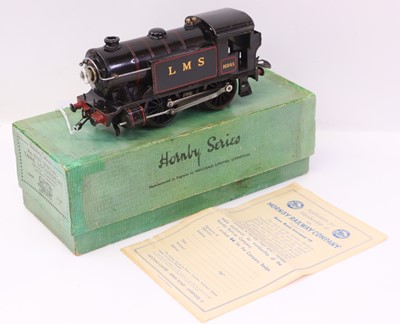 Lot 53 - 1931-6 Hornby 0-gauge E120, 20v AC 0-4-0 black...