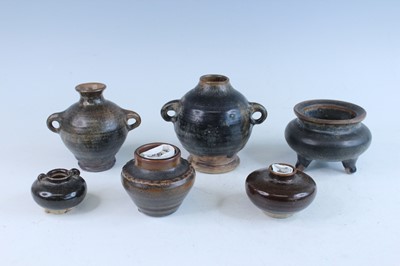 Lot 24 - [McAllister Collection] Six black-glazed...