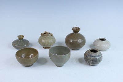 Lot 25 - [McAllister Collection] Seven celadon to pale...