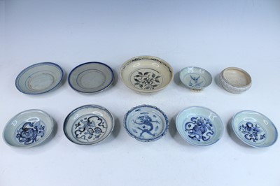 Lot 28 - [McAllister Collection] Ten Chinese blue and...