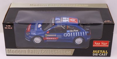 Lot 6 - Sunstar 1/18 scale Modern Rally Collectables...
