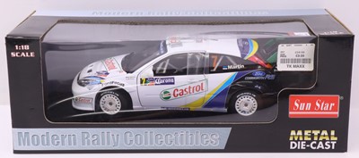 Lot 9 - Sunstar 1/18 scale Modern Rally Collectibles...