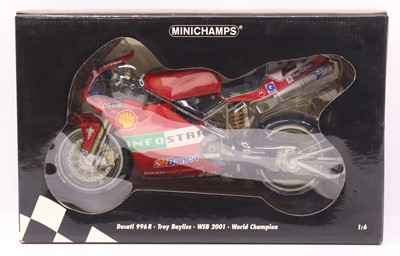 Lot 12 - Minichamps 1/6 scale Ducati 996R 2001 World...