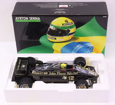 Lot 14 - Minichamps 1/12 scale Ayrton Senna Racing...