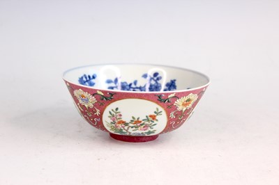 Lot 84 - A Chinese famille rose and sgraffito-decorated...