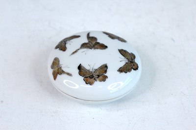 Lot 85 - A Chinese butterfly-decorated box and cover,...