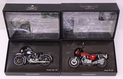 Lot 52 - Minichamps 1/12 scale Classic Bike Series...
