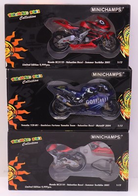 Lot 59 - Minichamps 1/12 scale Valentino Rossi...
