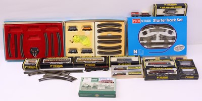 Lot 281 - A collection of various N gauge railways to...