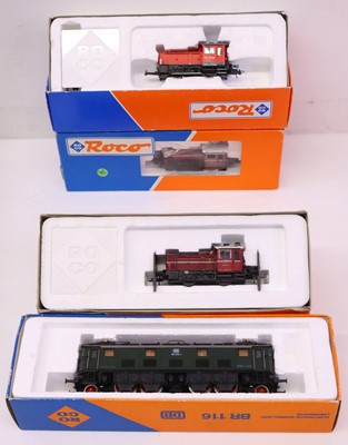 Lot 251 - Four Roco H0 gauge locos to include a BR116...