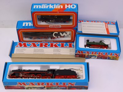 Lot 247 - Four Marklin H0 gauge locos to include a KLVM...