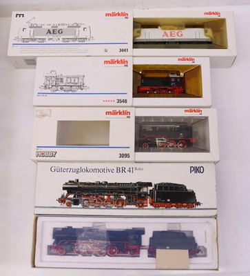 Lot 246 - Four HO gauge continental locomotives to...