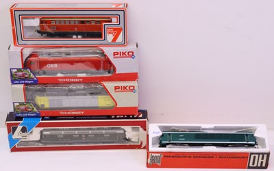 Lot 244 - Five H0 gauge locos to include a Jouef SNCF...