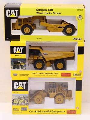 Lot 445 - ERTL and Norscot 1/50 scale group of three...