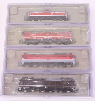Lot 287 - Four N gauge Micro Ace diesel and electric...