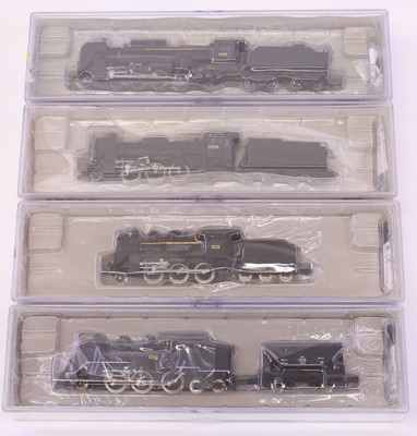 Lot 289 - Four N gauge Micro Ace locos to include a...