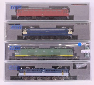 Lot 283 - Four Kato N gauge locomotives to include an...