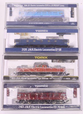 Lot 291 - Four Tomix N gauge Japanese Outline...