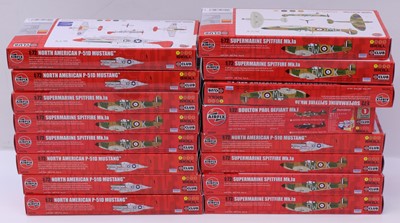 Lot 407 - Airfix 1/72 scale collection of military...
