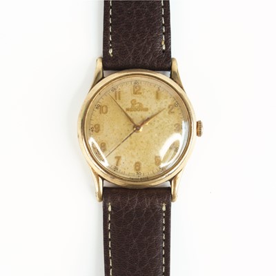 Lot 345 - A gentlemans Record 9 carat gold cased...