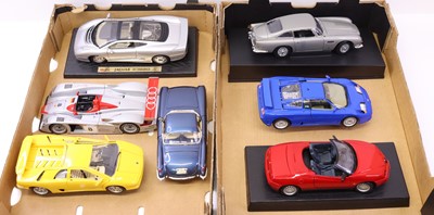 Lot 512 - Burago, Maisto and other 1/18 scale group of 7...