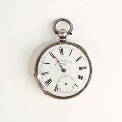 Lot 366 - An early 20th century white metal cased open...