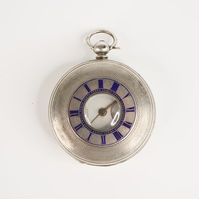 Lot 360 - A Victorian silver cased half hunter pocket...