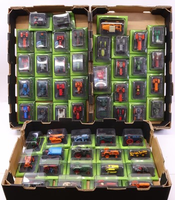 Lot 423 - 3 trays of boxed Hachette model tractors, all...