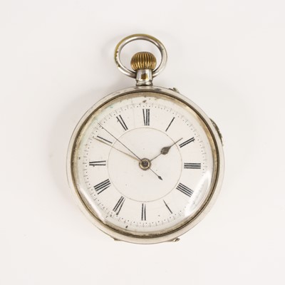 Lot 364 - An early 20th century white metal cased open...