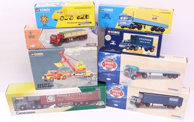 Lot 522 - 8 various boxed Corgi and Collectable Hauliers...