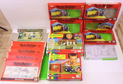 Lot 417 - Box of empty Britains Model Farm boxes