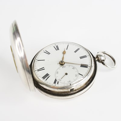 Lot 356 - A Victorian silver cased half hunter pocket...