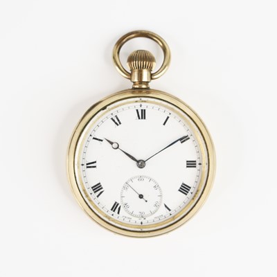 Lot 367 - An early 20th century gold plated cased open...