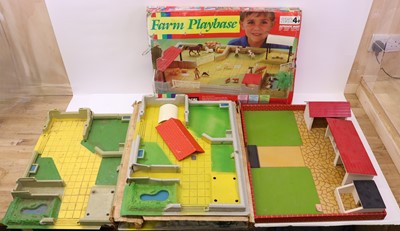 Lot 418 - Collection of Britains Farm play bases, some...