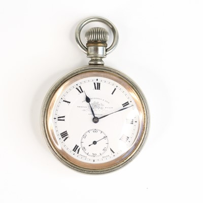 Lot 386 - An early 20th century white metal cased open...