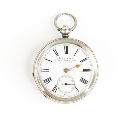 Lot 400 - A late Victorian Continental silver cased open...
