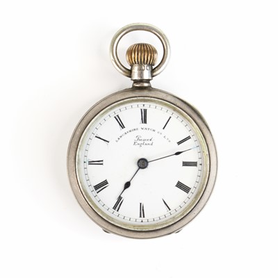 Lot 358 - An Edwardian ladies silver cased fob watch,...