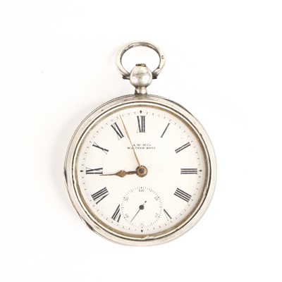 Lot 392 - A late Victorian silver cased open face pocket...